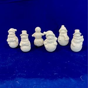 Ceramic Snowman Set